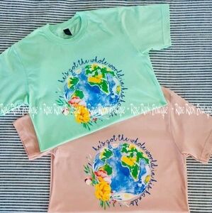 He's Got The Whole World In His Hands Graphic Tee